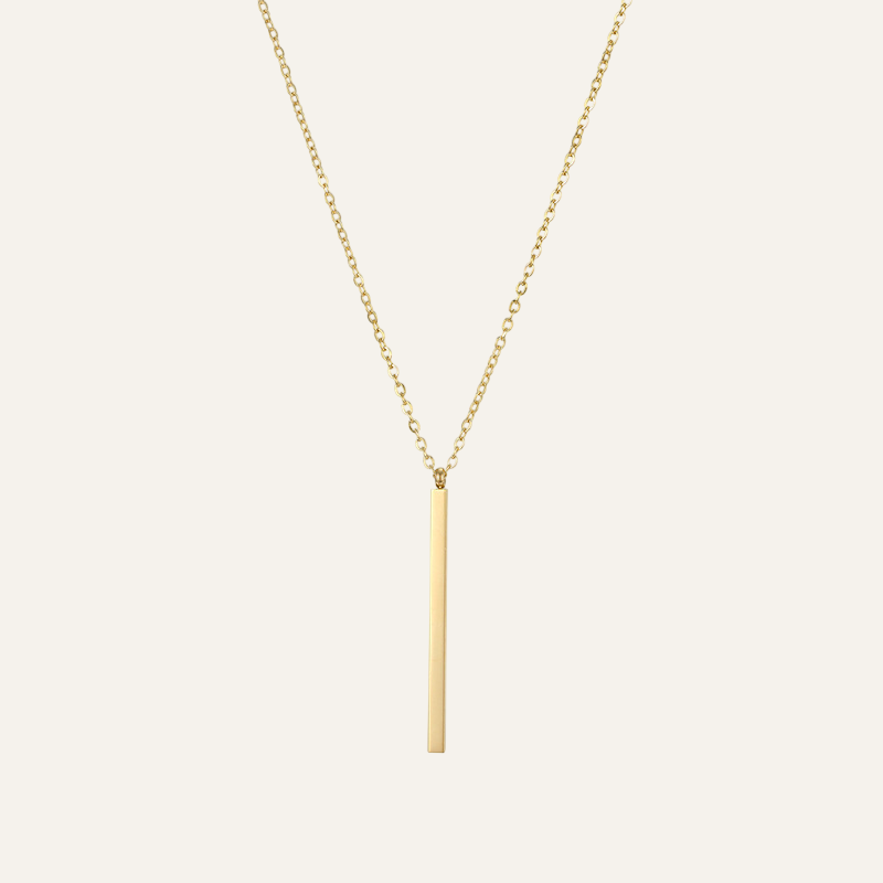 Allison Gold Bar Necklace